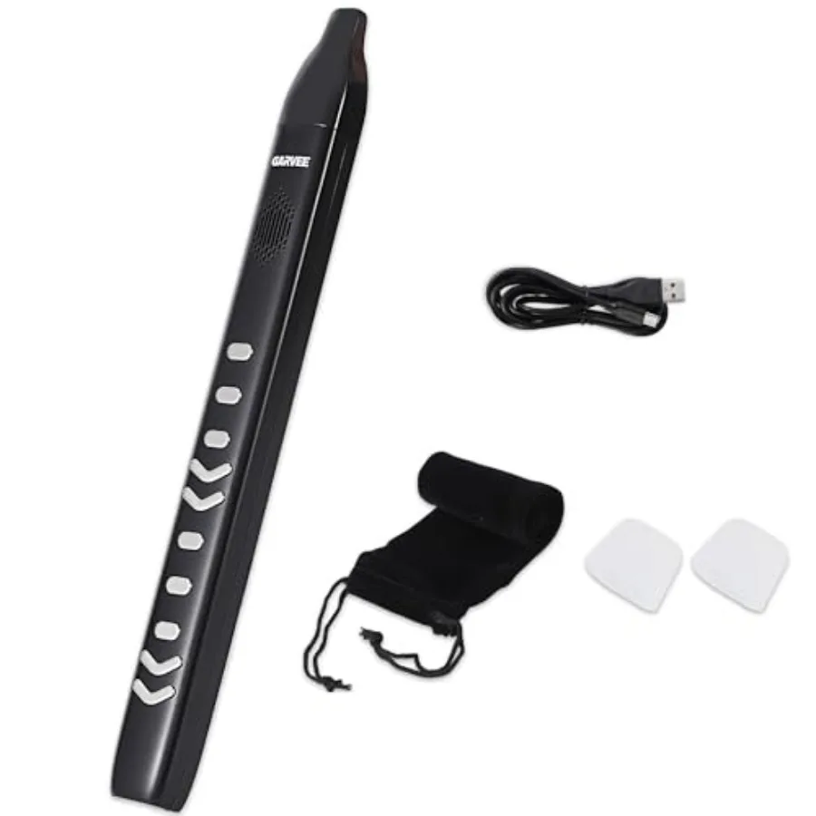 Digital Wind Instrument with Built-In 10 Tones 2 Fingering Modes MIDI Connectivity USB Rechargeable Design Professional Perform