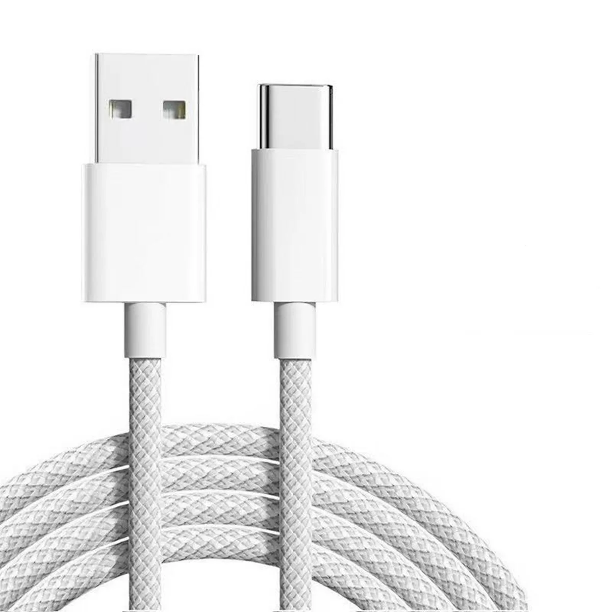 USB Type c Cable USB-C Type C Male to Type-A Male 15W 5V3A Power 480Mbps Data Cable White Sleeve for Phone & Tablet
USB Type c Cable USB-C Type C Male to Type-A Male 15W 5V3A Power 480Mbps Data Cable White Sleeve for Phone & Tablet