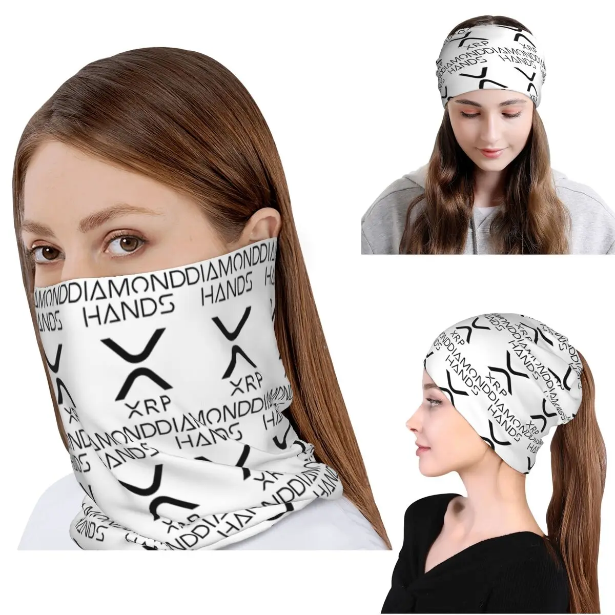 XRP Ripple Crypto Diamond Hands Bandana Neck Gaiter Face Scarf Multi-use Headband Beanies Hat for Men Women Adult Washable
XRP Ripple Crypto Diamond Hands Bandana Neck Gaiter Face Scarf Multi-use Headband Beanies Hat for Men Women Adult Washable