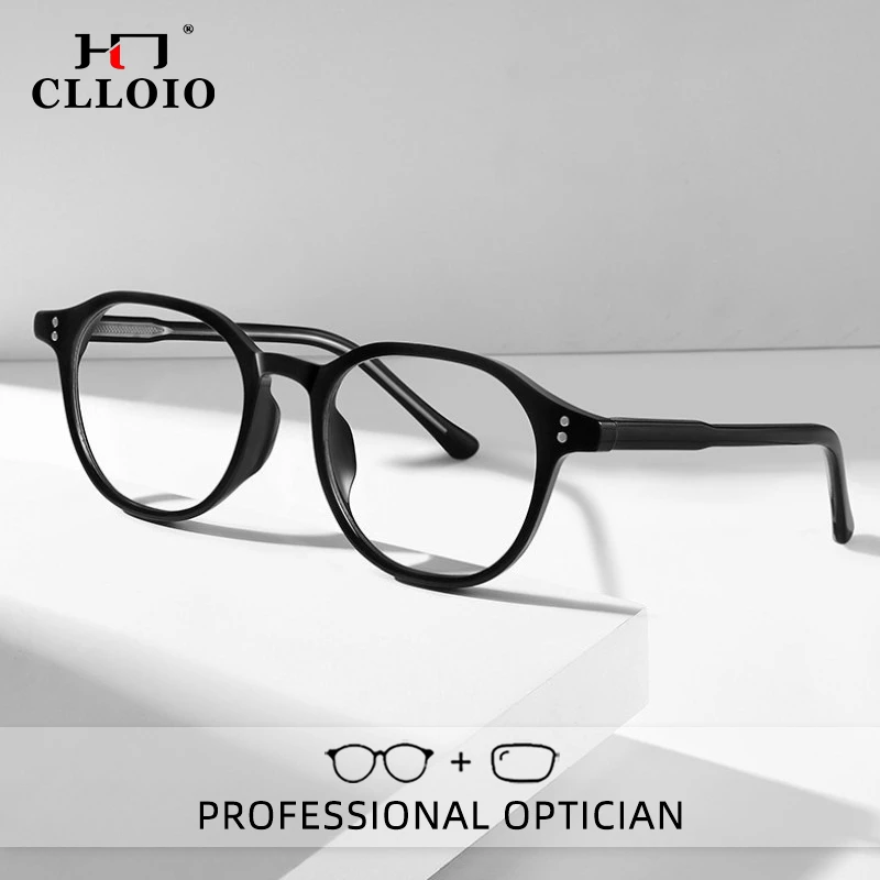 CLLOIO Fashion Currents Comfortable Durable Anti Blue Light Myopia Glasses TR90 Round Progressive Prescription Reading Glasses
CLLOIO Fashion Currents Comfortable Durable Anti Blue Light Myopia Glasses TR90 Round Progressive Prescription Reading Glasses