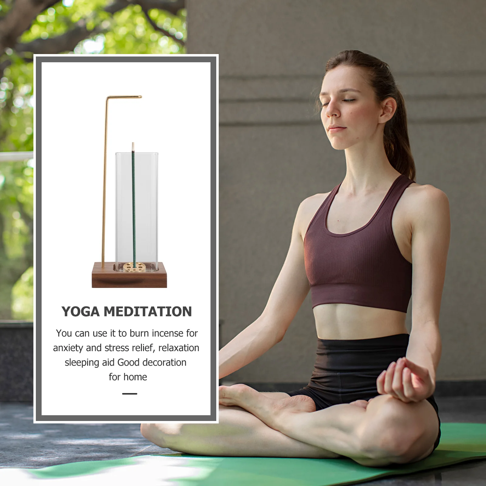 Wooden Hanging Incense Stick Holder Glass Brass Square Upside Down Japanese Incense Burner Ash Collector Home Decor
Wooden Hanging Incense Stick Holder Glass Brass Square Upside Down Japanese Incense Burner Ash Collector Home Decor