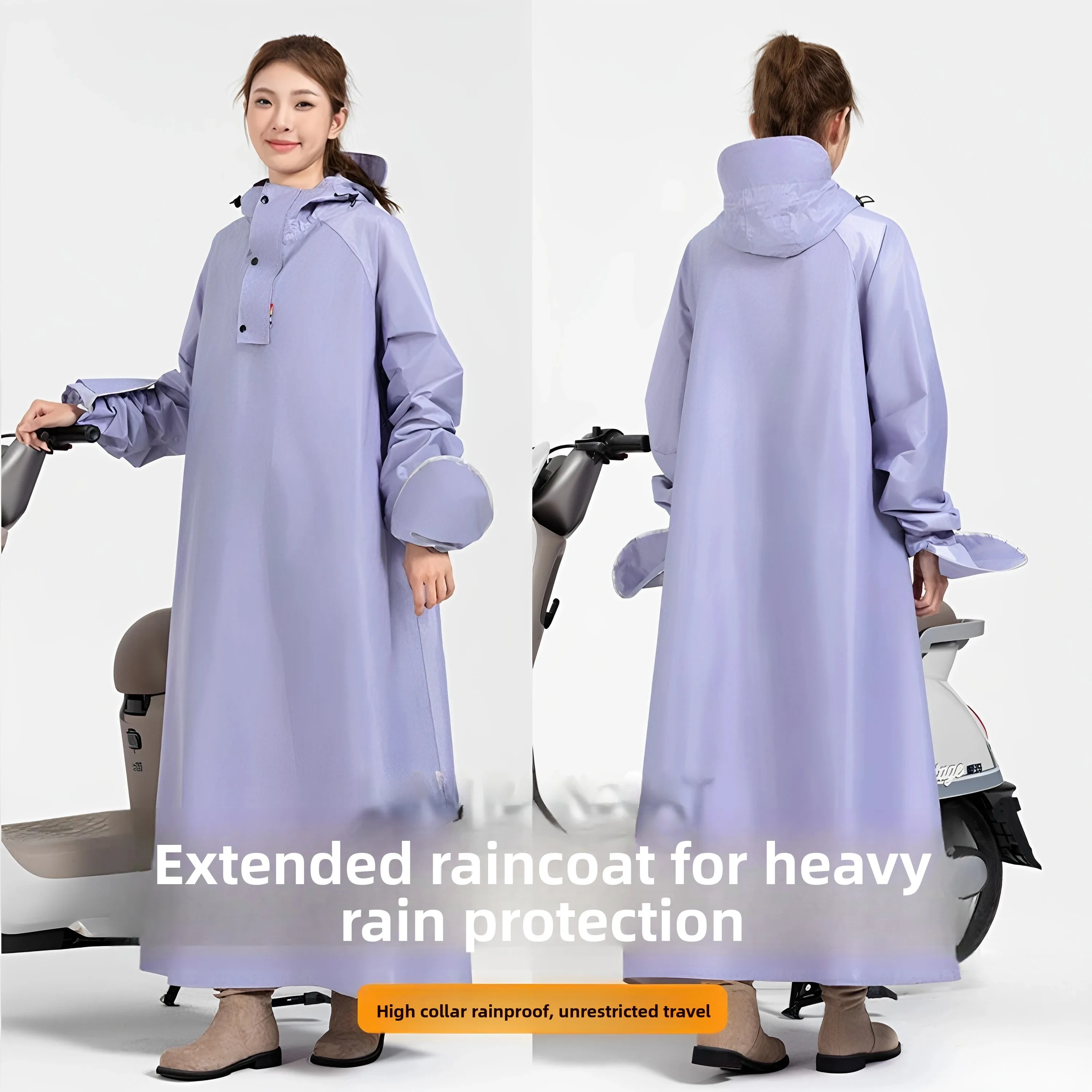 Thickened Separate Style Men's Vehicle Raincoat with Sleeves Adult Bicycle Riding Rainwear Anti-Flood Protection
Thickened Separate Style Men's Vehicle Raincoat with Sleeves Adult Bicycle Riding Rainwear Anti-Flood Protection