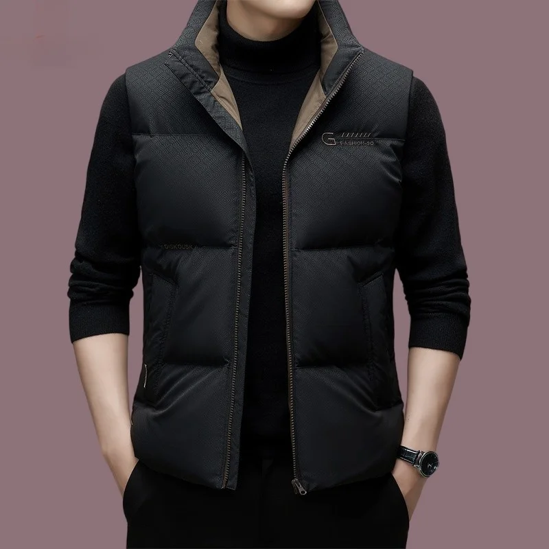 Peir Cardin Men's Faion down Vest Thiened Stand Collar Du Feather Warm Autumn Winter Outerwear Busin Casual Sle
Peir Cardin Men's Faion down Vest Thiened Stand Collar Du Feather Warm Autumn Winter Outerwear Busin Casual Sle