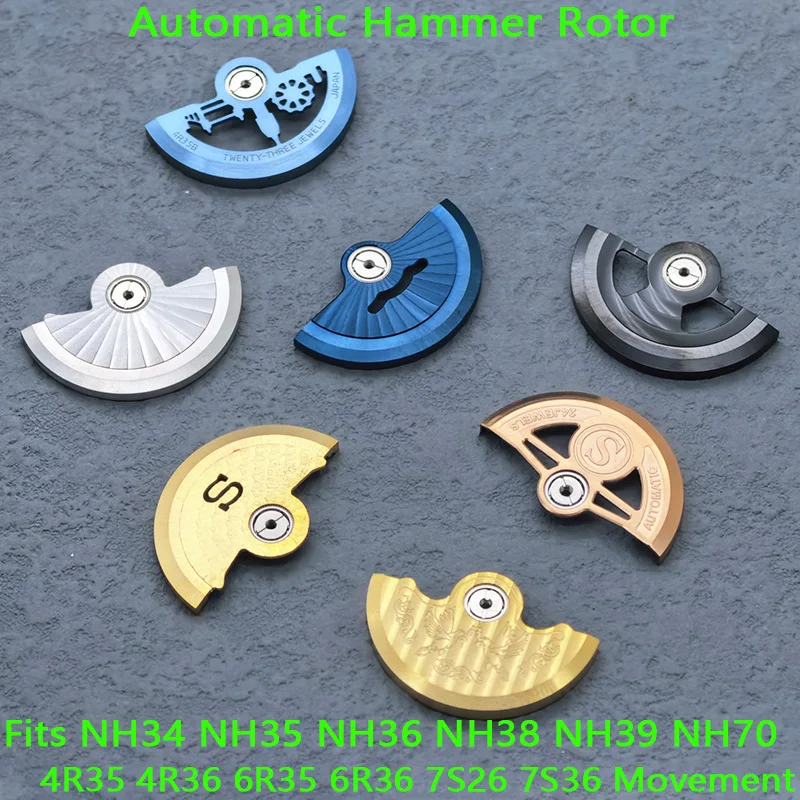 NH35 Movement Rotor Oscillating Weight Rotor Fit NH34 NH35 NH36 NH38 NH39 4R35 6R 7S26 Automatic Movement Custom Men Watch Rotor
NH35 Movement Rotor Oscillating Weight Rotor Fit NH34 NH35 NH36 NH38 NH39 4R35 6R 7S26 Automatic Movement Custom Men Watch Rotor