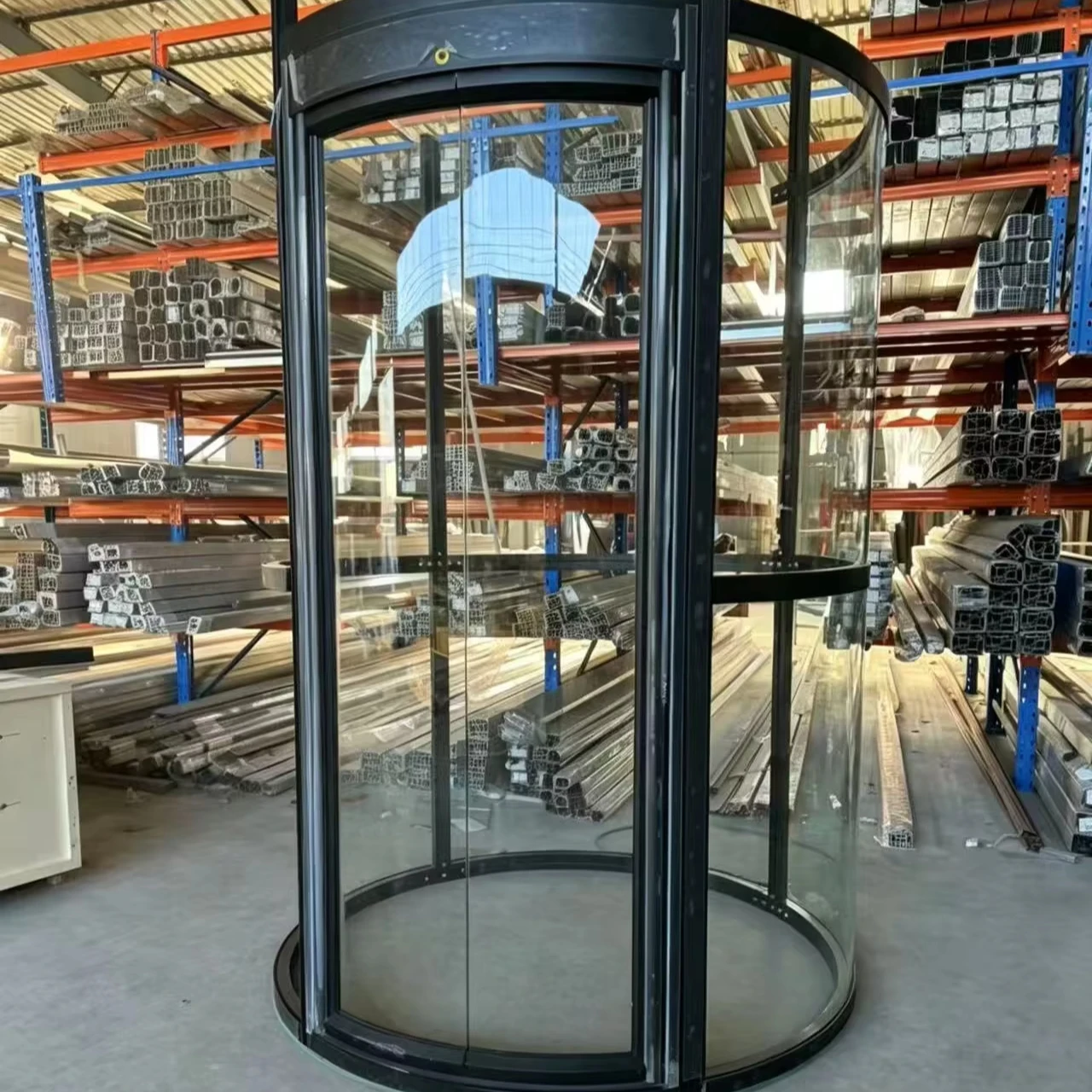 Black Modern Villa & Apartment Elevator Circular Shaft Frame Steel Construction For Hotels With 1 Year Warranty 3D Model Design
Black Modern Villa & Apartment Elevator Circular Shaft Frame Steel Construction For Hotels With 1 Year Warranty 3D Model Design
