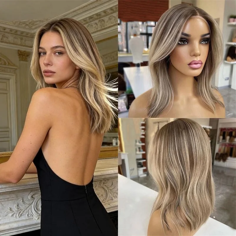 Высококачественный парик омбре блонд-коричневый с HD-кружевной передней частью, без клея, с предварительно выщипанной линией роста волос, короткий волнистый боб, термостойкое волокно, реалистичный вид
Высококачественный парик омбре блонд-коричневый с HD-кружевной передней частью, без клея, с предварительно выщипанной линией роста волос, короткий волнистый боб, термостойкое волокно, реалистичный вид