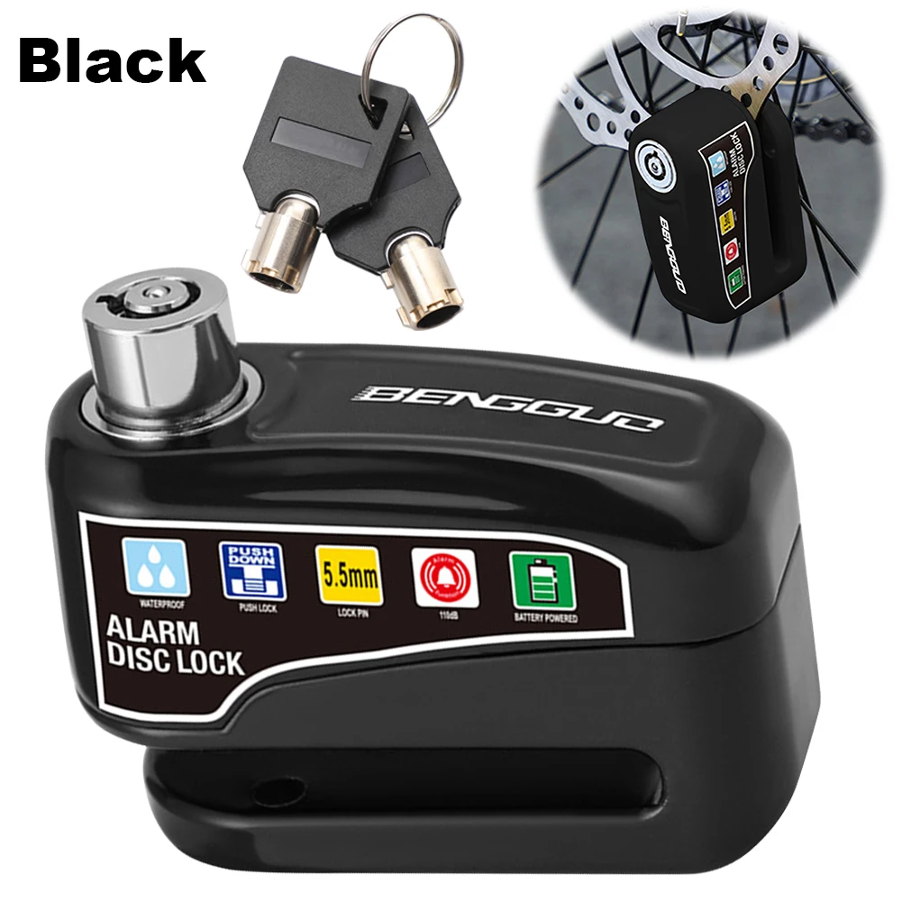 Motorcycle Alarm Wheel Disk Brake Lock with Keys Bicycle Alarm Disc Brake Electric Lock Anti Theft for Bicycle Motor Scooter
Motorcycle Alarm Wheel Disk Brake Lock with Keys Bicycle Alarm Disc Brake Electric Lock Anti Theft for Bicycle Motor Scooter