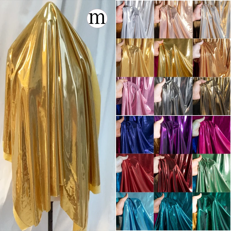 Soft Sparkly Gold Liquid Metallic Spandex Fabric for Dance Wear Costumes Dress Background Decoration Clothing Designer Material
Soft Sparkly Gold Liquid Metallic Spandex Fabric for Dance Wear Costumes Dress Background Decoration Clothing Designer Material