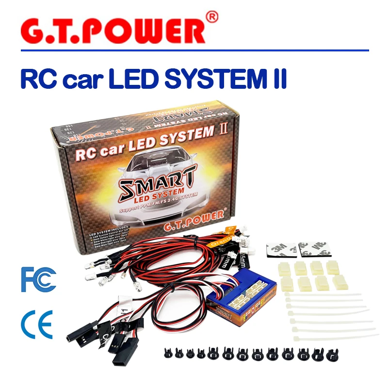 G.T.POWER RC Car LED SYSTEM II is Suitable for Remote Control Car / 4WD / Big Bike / Short Truck / Flat Running, Etc.
G.T.POWER RC Car LED SYSTEM II is Suitable for Remote Control Car / 4WD / Big Bike / Short Truck / Flat Running, Etc.