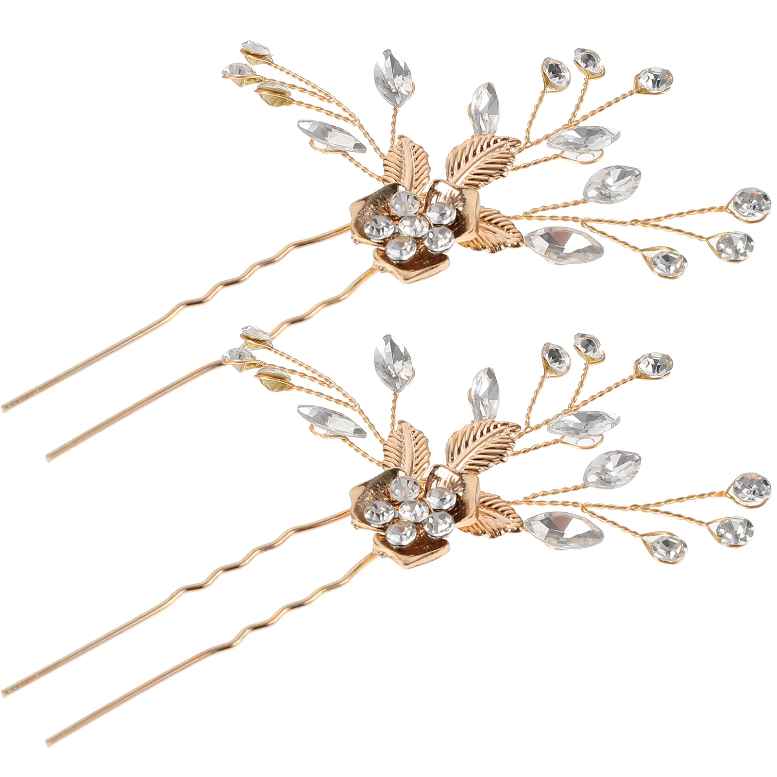 2 Golden Rhinestone Hair Pins for Wedding Bridal Accessories Lightweight Comfortable Bobby Pins Hairstyles Elegant Design
2 Golden Rhinestone Hair Pins for Wedding Bridal Accessories Lightweight Comfortable Bobby Pins Hairstyles Elegant Design