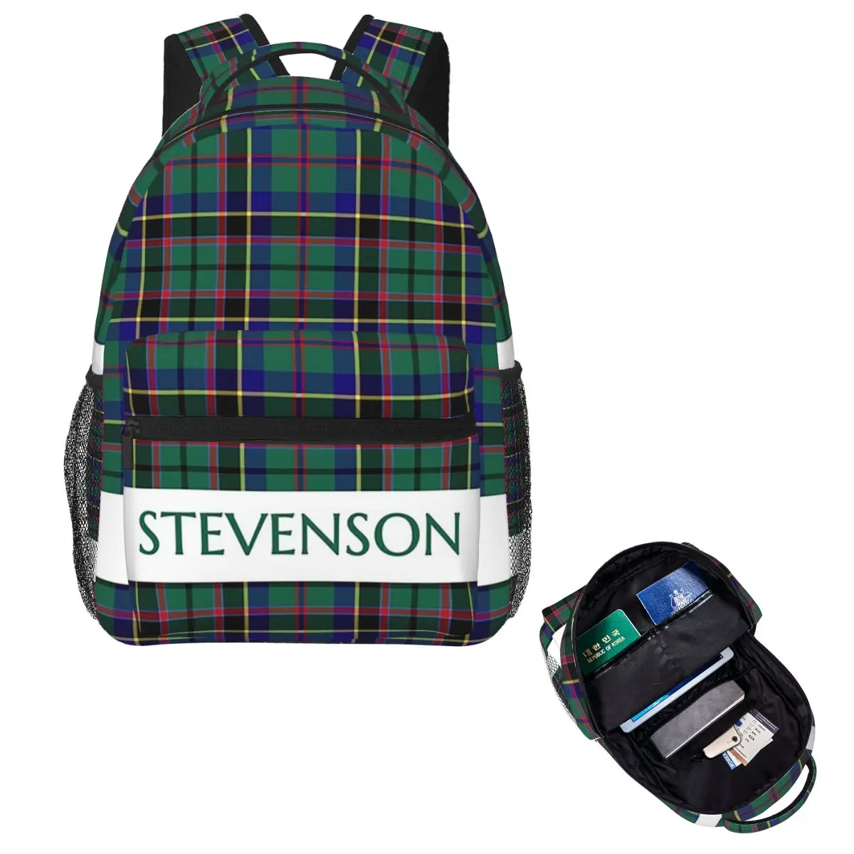 Clan Stevenson Tartan Student Backpack School Bag Hiking Travel Daypack for Men Women Fashion Bookbag Shoulder Bags
Clan Stevenson Tartan Student Backpack School Bag Hiking Travel Daypack for Men Women Fashion Bookbag Shoulder Bags