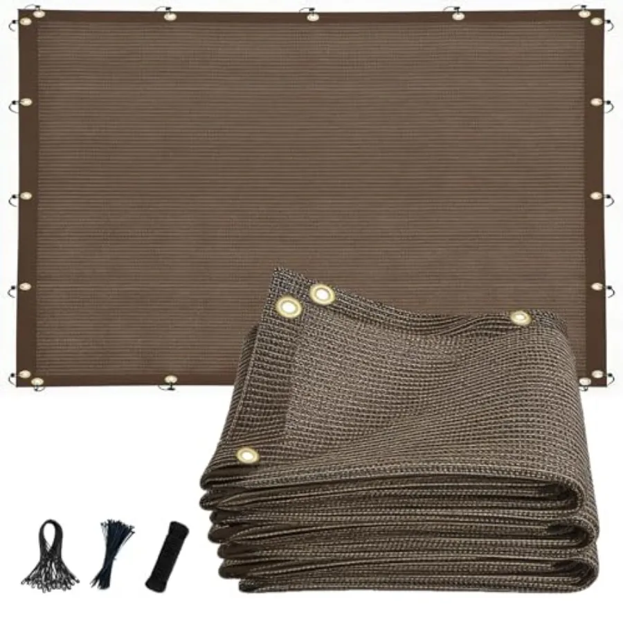 90% Sun Shade Cloth, Outdoor Patio Shade Cloth with Grommets, Breathable Pergola Shade Cover for Garden Backyard Carport Porch
90% Sun Shade Cloth, Outdoor Patio Shade Cloth with Grommets, Breathable Pergola Shade Cover for Garden Backyard Carport Porch