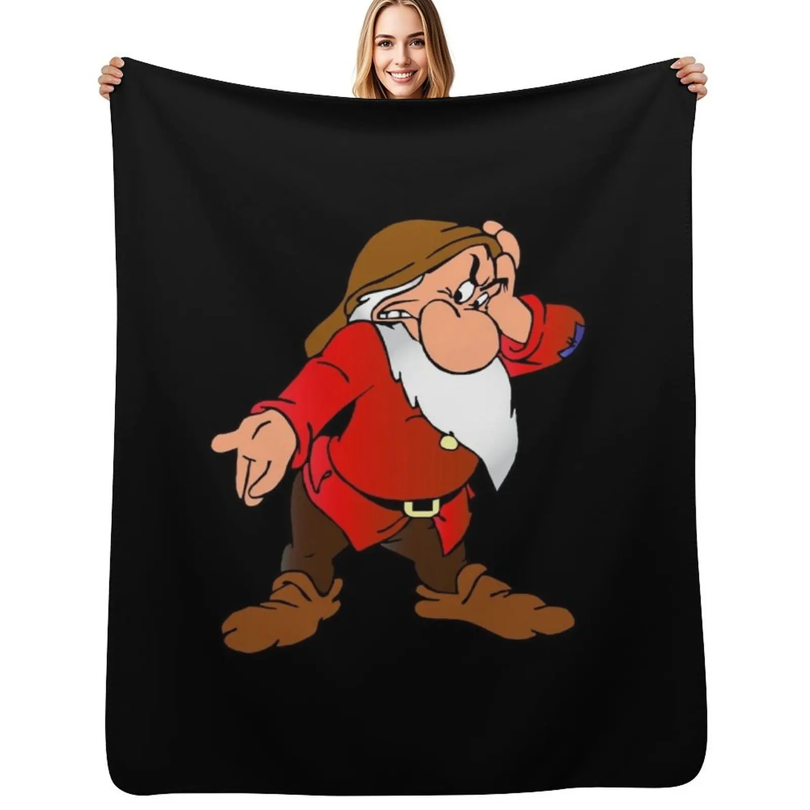 Grumpy dwarf Throw Blanket Cozy Warm Blanket for Bed Room Decor
Grumpy dwarf Throw Blanket Cozy Warm Blanket for Bed Room Decor