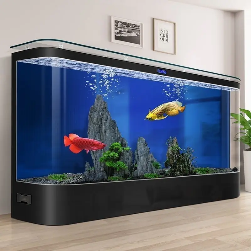 Living room household floor-to-ceiling medium and large modern light luxury one-click drainage water-free lazy goldfish tank
Living room household floor-to-ceiling medium and large modern light luxury one-click drainage water-free lazy goldfish tank