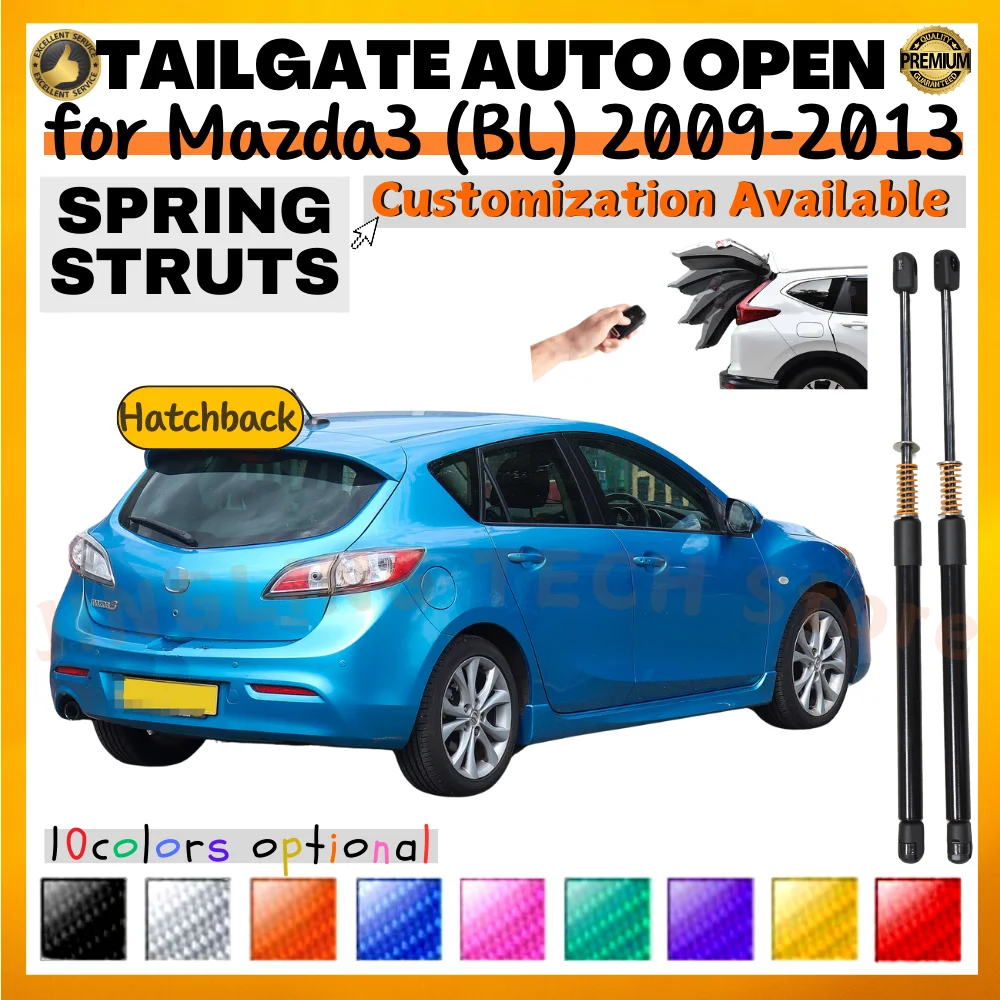 Qty(2) Trunk Struts with Spring for Mazda3 (BL) Hatchback 2009-2013 552mm Rear Tailgate Boot Lift Supports Shock Absorbers
Qty(2) Trunk Struts with Spring for Mazda3 (BL) Hatchback 2009-2013 552mm Rear Tailgate Boot Lift Supports Shock Absorbers