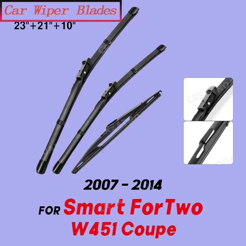 Wiper Front & Rear Wiper Blades Set For Smart ForTwo W451 Coupe 2007 - 2014 Windscreen Windshield Window Brush 23"21"10"
Wiper Front & Rear Wiper Blades Set For Smart ForTwo W451 Coupe 2007 - 2014 Windscreen Windshield Window Brush 23"21"10"