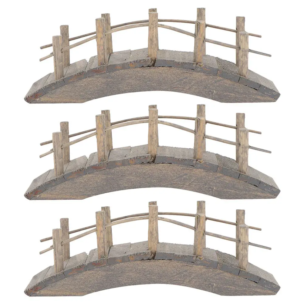 Набор из 3 миниатюрных деревянных арочных мостиков с натуральной отделкой для кукольного домика, сказочного сада, бонсай, дзен-сада
Набор из 3 миниатюрных деревянных арочных мостиков с натуральной отделкой для кукольного домика, сказочного сада, бонсай, дзен-сада