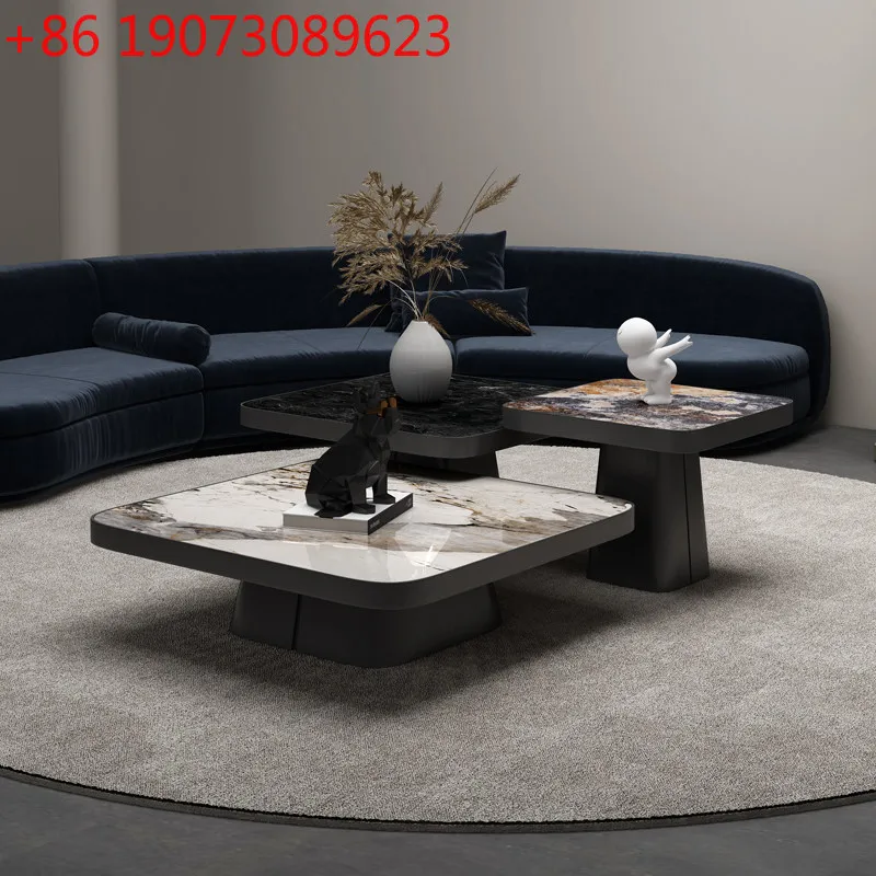 Italian light luxury rock slab coffee table Nordic simple living room household square size combination coffee table
Italian light luxury rock slab coffee table Nordic simple living room household square size combination coffee table