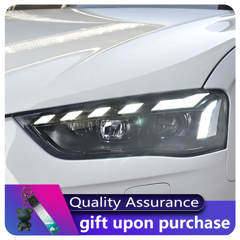 Auto Lights FOR 2013-2016 Audi A4L Xenon Front Light DRL Head Lamp Turn Signal Upgrade LED Projector Lens Car Accessories 
Auto Lights FOR 2013-2016 Audi A4L Xenon Front Light DRL Head Lamp Turn Signal Upgrade LED Projector Lens Car Accessories