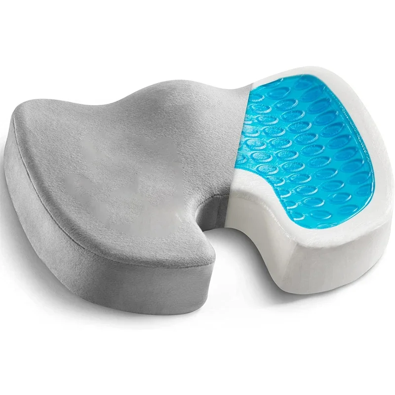 Gel Cushion Non-slip Gel and Memory Foam Coccyx Cushion Office Chair Car Cushion Sedentary Artifact
Gel Cushion Non-slip Gel and Memory Foam Coccyx Cushion Office Chair Car Cushion Sedentary Artifact