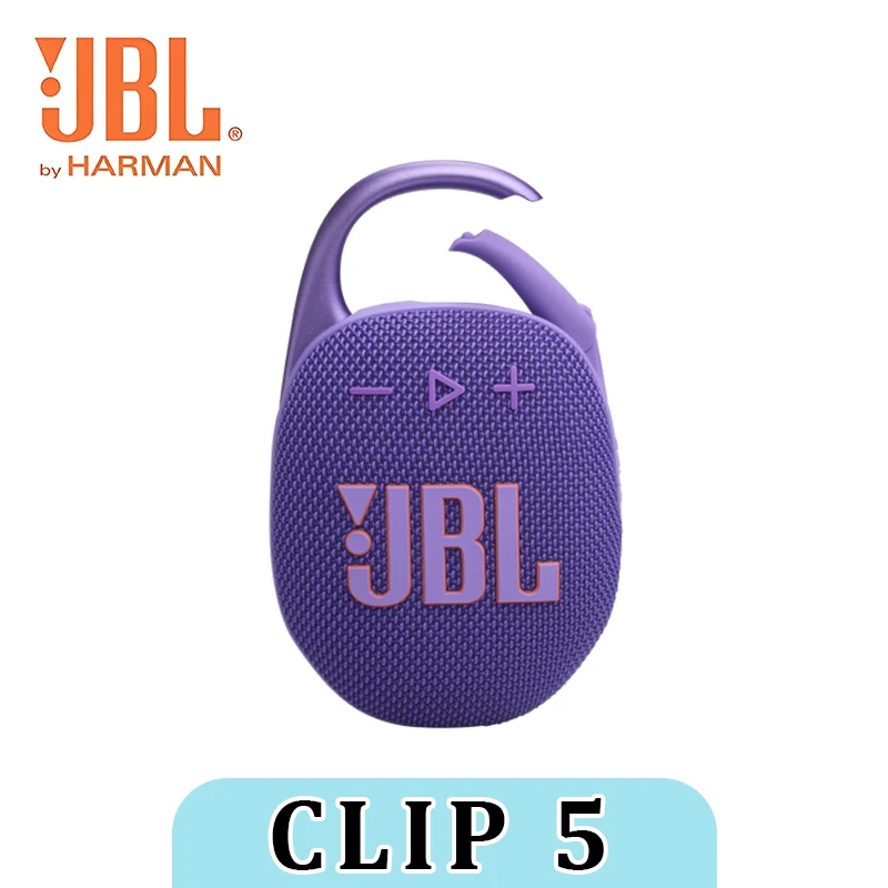 JBL CLIP5 purple hanging Bluetooth speaker fifth generation music box waterproof portable outdoor cycling backpack speaker
JBL CLIP5 purple hanging Bluetooth speaker fifth generation music box waterproof portable outdoor cycling backpack speaker