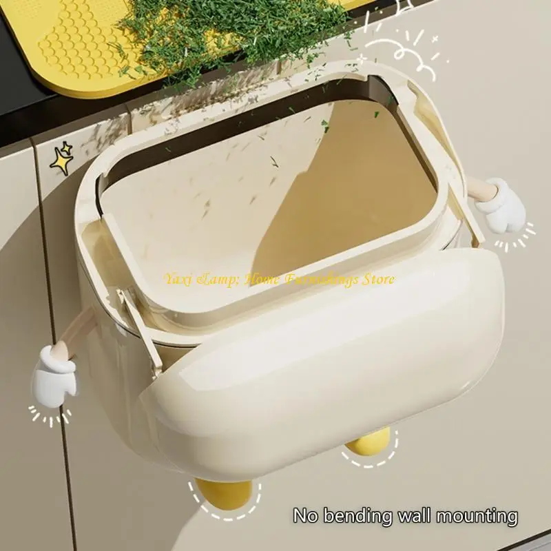 W8EA Kitchen Compost Bin Cabinet Door Mounted Trash Can with Lid, Under Sink Waste Container Wall Mountable Large Capacity
W8EA Kitchen Compost Bin Cabinet Door Mounted Trash Can with Lid, Under Sink Waste Container Wall Mountable Large Capacity