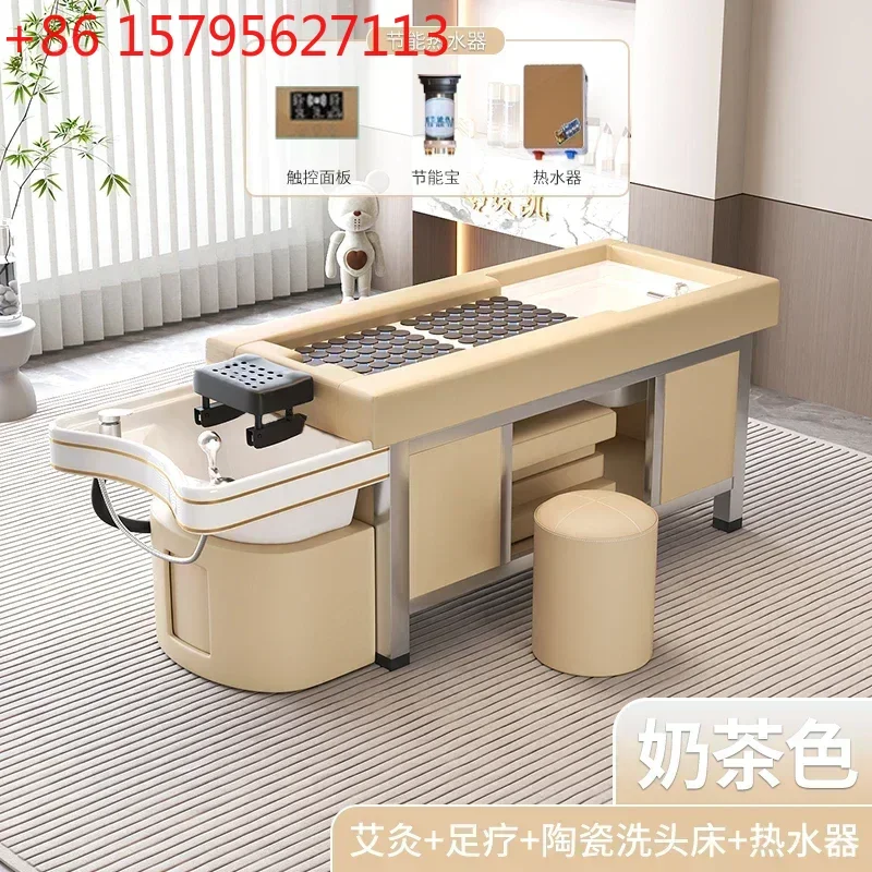 Новая кушетка для моксотерапии и массажа ног с интегрированной керамико-стальной рамой, функцией циркуляции воды и фумигации, для салонов красоты и терапии головы
Новая кушетка для моксотерапии и массажа ног с интегрированной керамико-стальной рамой, функцией циркуляции воды и фумигации, для салонов красоты и терапии головы