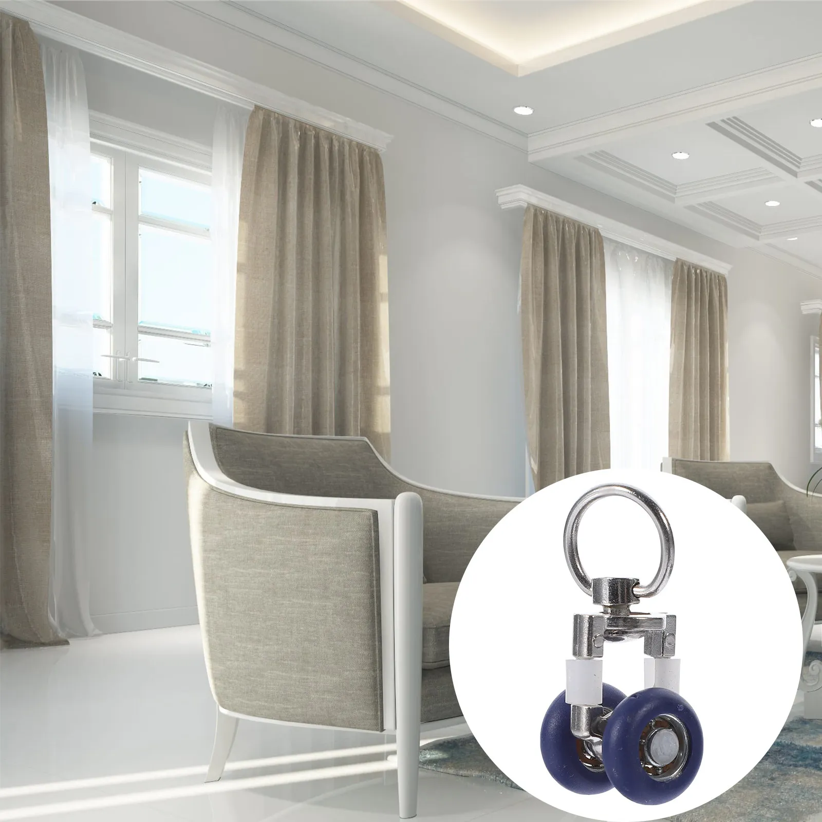 6 бесшумных роликов для карнизов, штор, портьер, душевых занавесок, глайдеров, бесшумных шкивов
6 бесшумных роликов для карнизов, штор, портьер, душевых занавесок, глайдеров, бесшумных шкивов