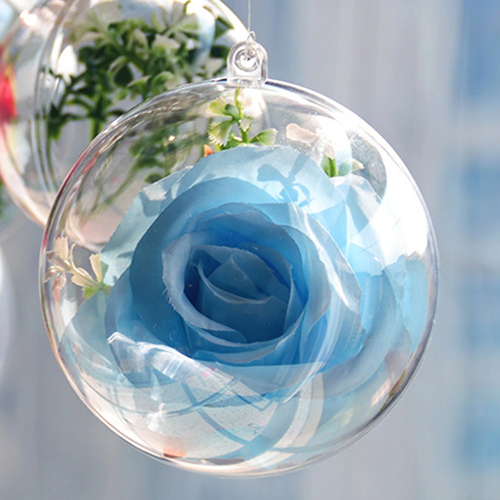 18 Pcs High Transparent Plastic Balls Christmas Baubles Hanging Clear Ornaments for Crafts
18 Pcs High Transparent Plastic Balls Christmas Baubles Hanging Clear Ornaments for Crafts
