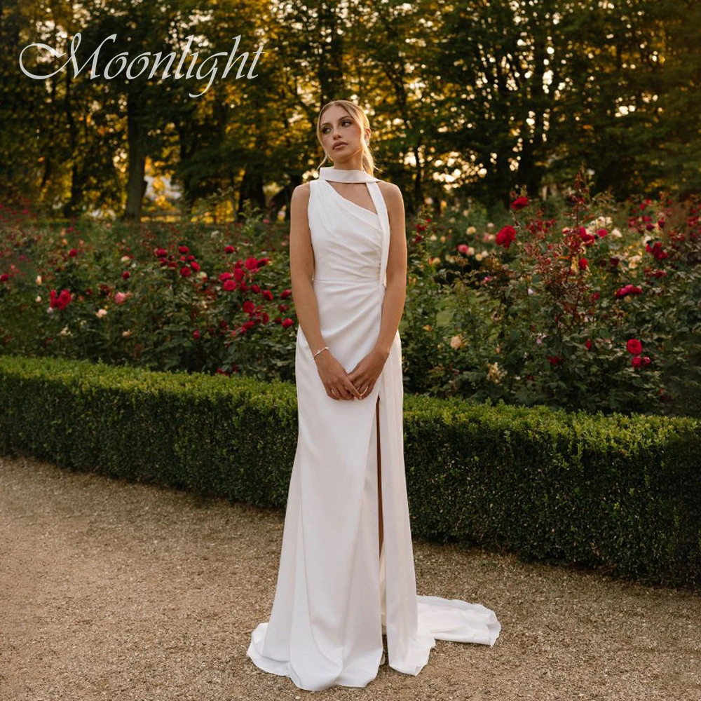 Elegant Pleat Strapless Shawl Mermaid Wedding Dress Women 2026 One Shoulder High Side Slit Backless Vestidos De Novia Customized
Elegant Pleat Strapless Shawl Mermaid Wedding Dress Women 2026 One Shoulder High Side Slit Backless Vestidos De Novia Customized