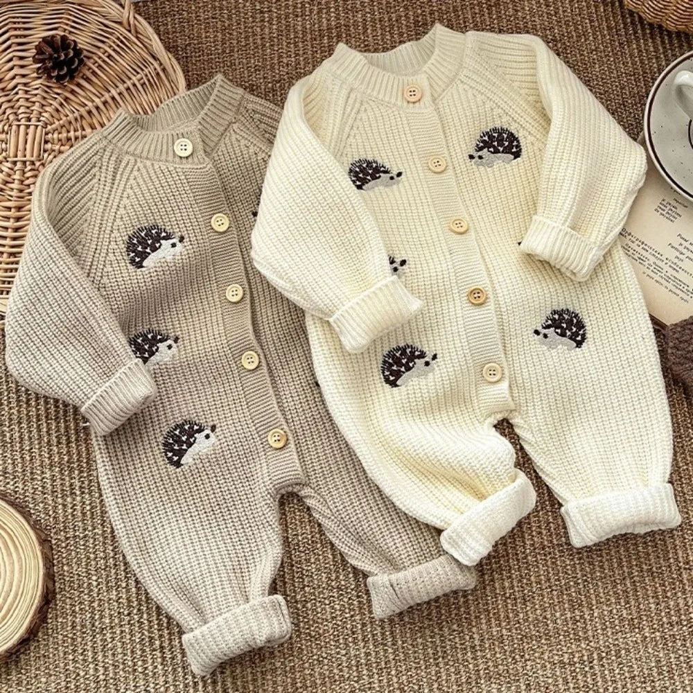 New Cute Hedgehog Jumpsuit Thickned Long Sleeve Warm Clothes Crawling Clothes Infant
New Cute Hedgehog Jumpsuit Thickned Long Sleeve Warm Clothes Crawling Clothes Infant