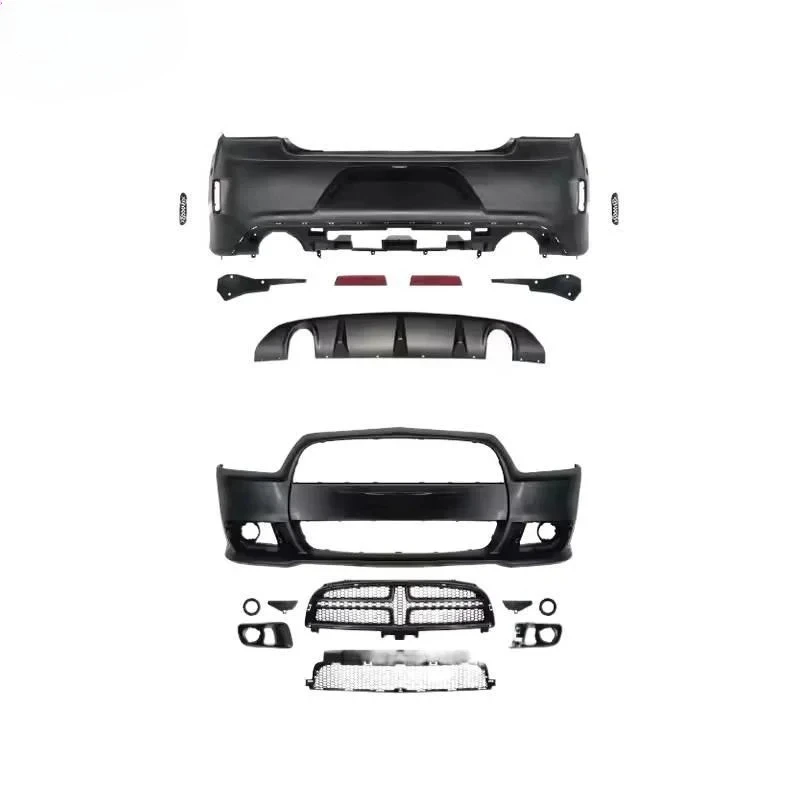 Suitable for 2008-2014 Charger SRT Body Kit Including Front and Rear Bumper
Suitable for 2008-2014 Charger SRT Body Kit Including Front and Rear Bumper