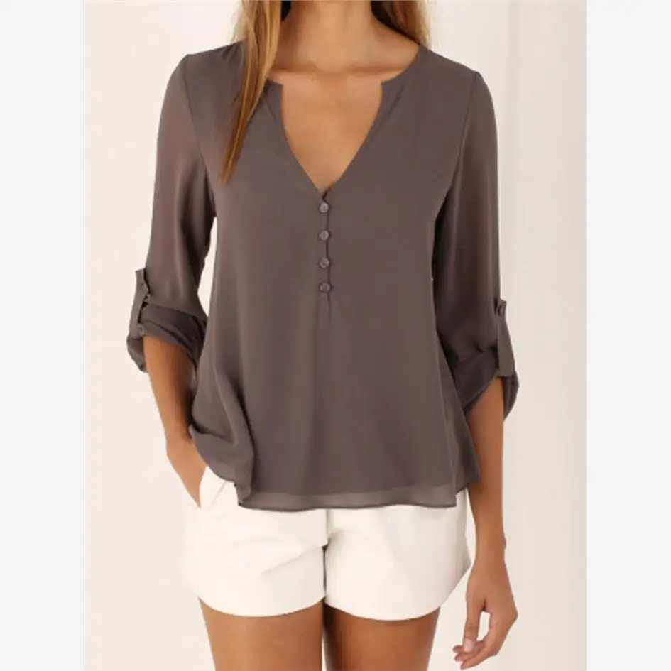 Fashionable Women's T-shirt Street Style Loose Fit Long Sleeve V-neck Polyester 5XL Summer New Arrival Casual Wear
Fashionable Women's T-shirt Street Style Loose Fit Long Sleeve V-neck Polyester 5XL Summer New Arrival Casual Wear