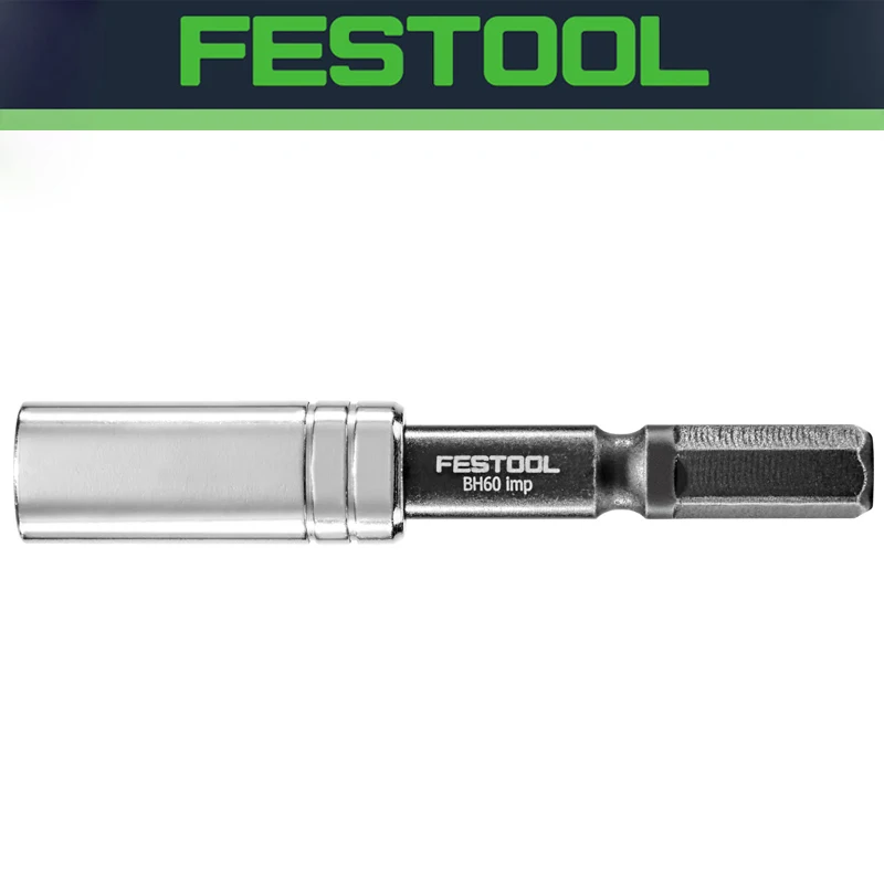 FESTOOL 498974 BH 60 CE-Imp Impact Bit Holder 2 3/8in Magnetic Hex Shank Securely Fixed Tool Accessories
FESTOOL 498974 BH 60 CE-Imp Impact Bit Holder 2 3/8in Magnetic Hex Shank Securely Fixed Tool Accessories