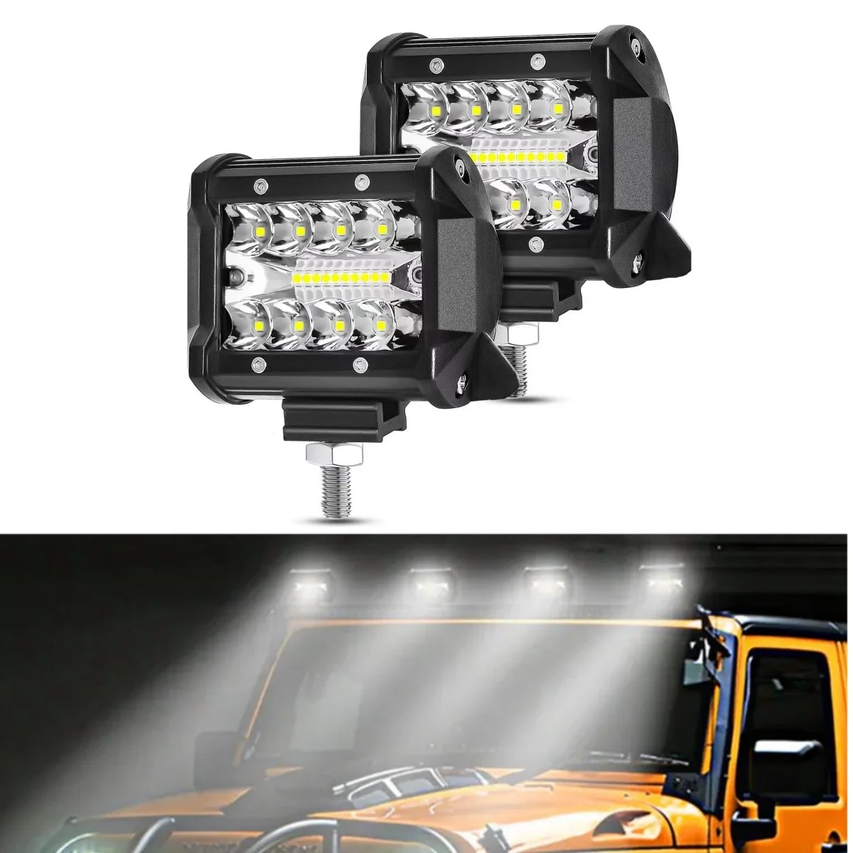 Spot Flood Combo LED Work Light Bar 6000K Driving Light 60W LED Pod Lights for Offroad use Car SUV 4x4 Boat ATV Jeep Headlight
Spot Flood Combo LED Work Light Bar 6000K Driving Light 60W LED Pod Lights for Offroad use Car SUV 4x4 Boat ATV Jeep Headlight