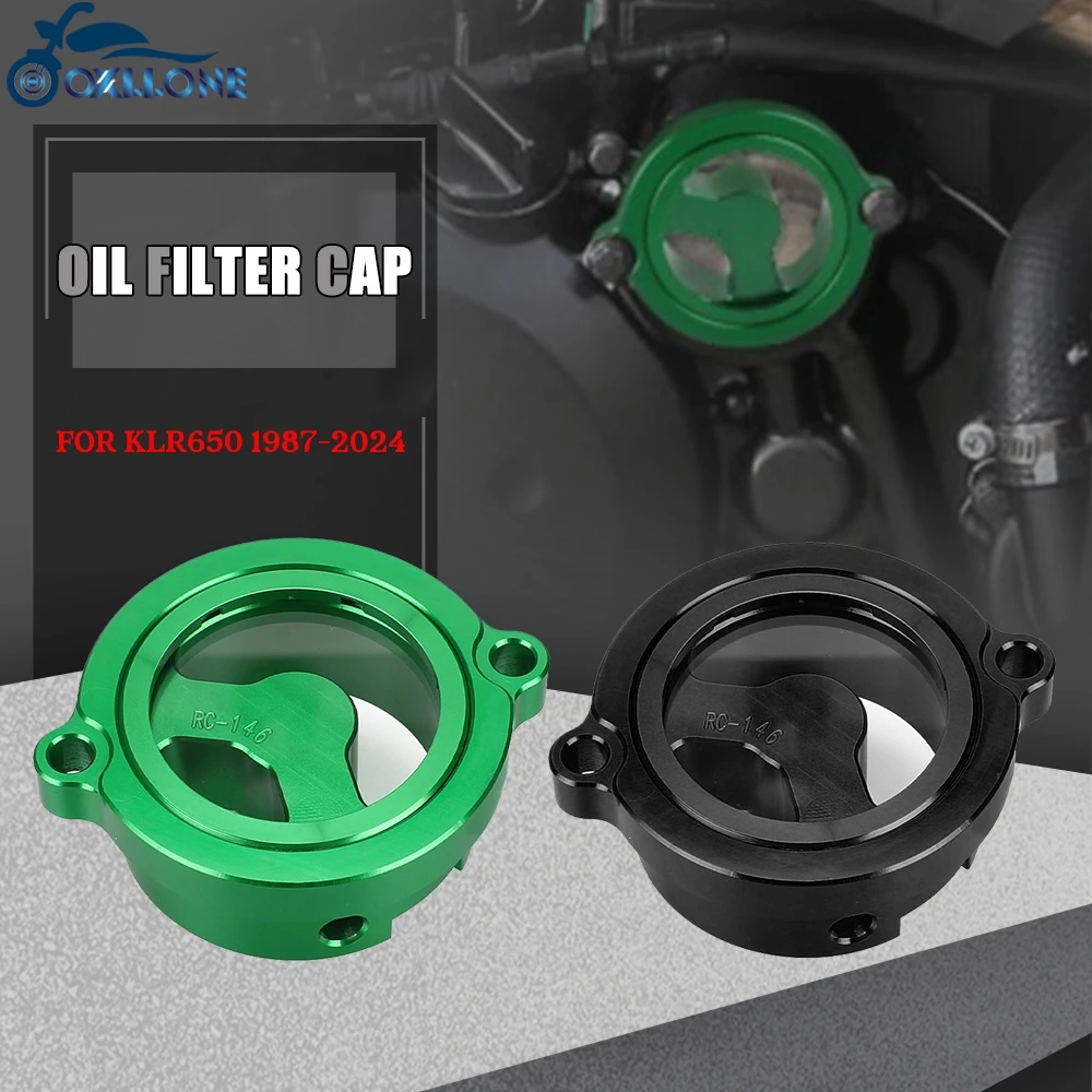 CNC Motorcycle For Kawasaki KLR650 1987-2024 2023 2022 2021 2020 2019 2018 2017 Engine Oil Filter Cover Cap Protection KLR 650
CNC Motorcycle For Kawasaki KLR650 1987-2024 2023 2022 2021 2020 2019 2018 2017 Engine Oil Filter Cover Cap Protection KLR 650