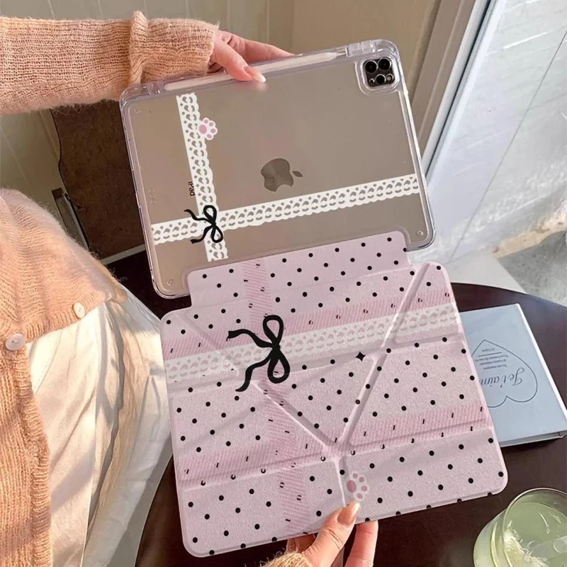 Новый чехол-книжка Y-образной формы с бантом в стиле корейской волны для iPad 2025, защитный чехол для iPad Pro 2022 12.9 дюймов, Air7, 10-го, 11-го поколений, M4, M5
Новый чехол-книжка Y-образной формы с бантом в стиле корейской волны для iPad 2025, защитный чехол для iPad Pro 2022 12.9 дюймов, Air7, 10-го, 11-го поколений, M4, M5