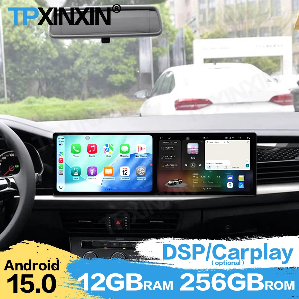 10.1 In Dual Screen Interaction Android For Volkswagen Passat 2019~2024 Car Radio Multimedia GPS Navigation HD Screen Head Unit
10.1 In Dual Screen Interaction Android For Volkswagen Passat 2019~2024 Car Radio Multimedia GPS Navigation HD Screen Head Unit