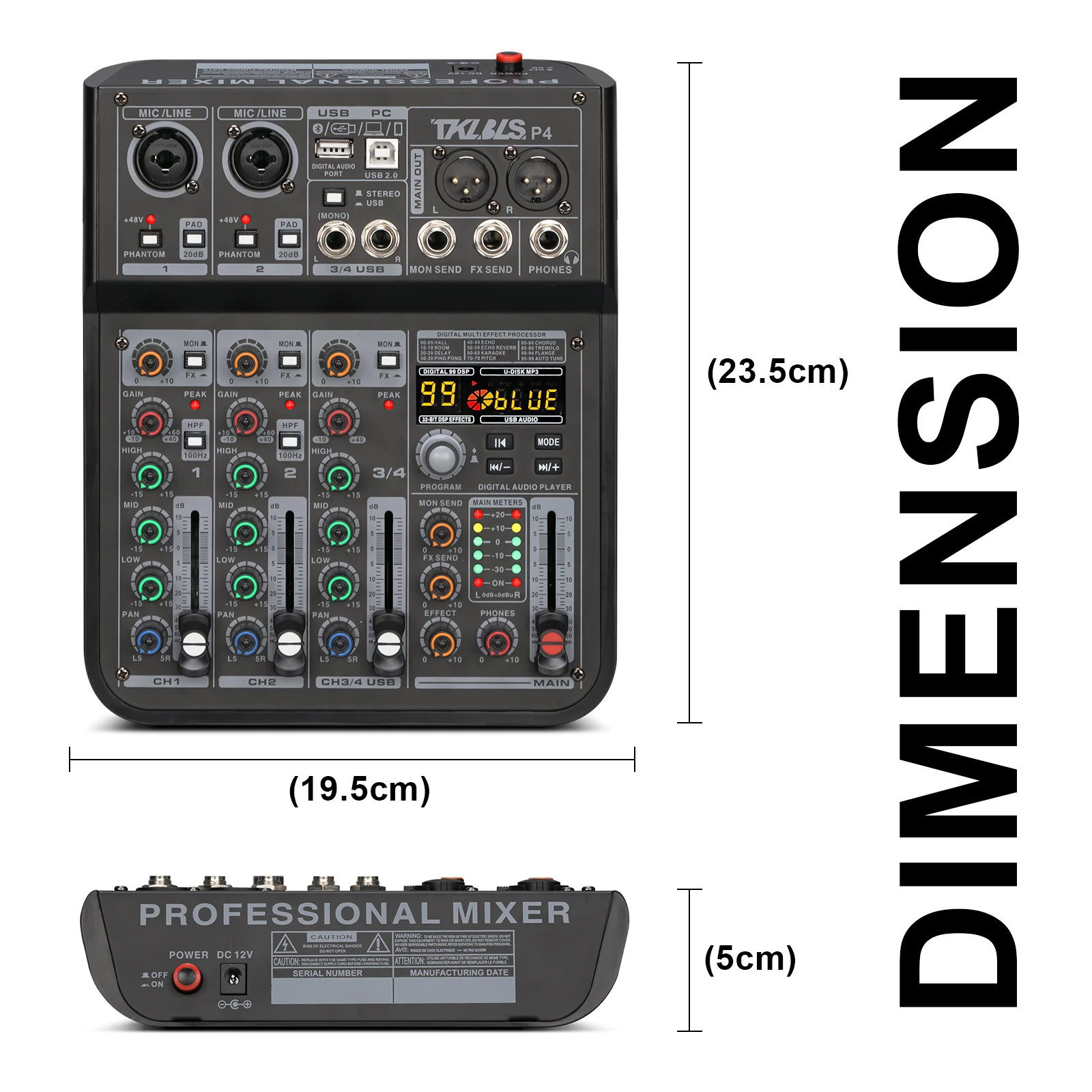 TKLBLS 4-канальный профессиональный портативный микшер компьютерный звуковой микшерный номер консоли аудиоинтерфейс прямая трансляция P4
TKLBLS 4-канальный профессиональный портативный микшер компьютерный звуковой микшерный номер консоли аудиоинтерфейс прямая трансляция P4