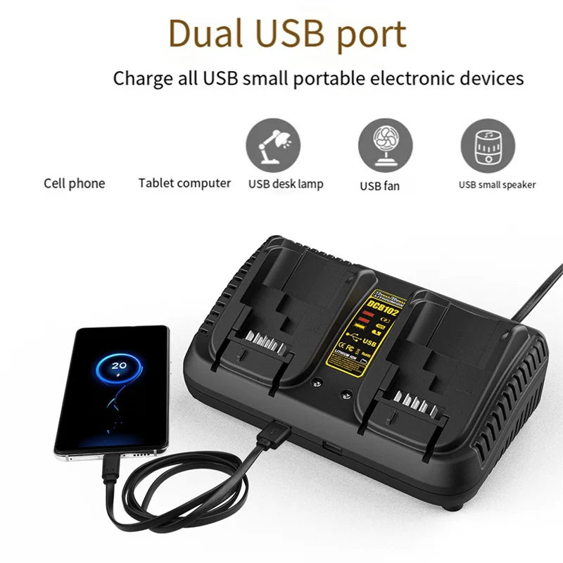 Dual Battery Charger For DC9310 10V-20V Nicd And Nimh Batteries DW9057 DC9071 DC9091 DC9096 DE9039 DE9095/9096 US Plug
Dual Battery Charger For DC9310 10V-20V Nicd And Nimh Batteries DW9057 DC9071 DC9091 DC9096 DE9039 DE9095/9096 US Plug