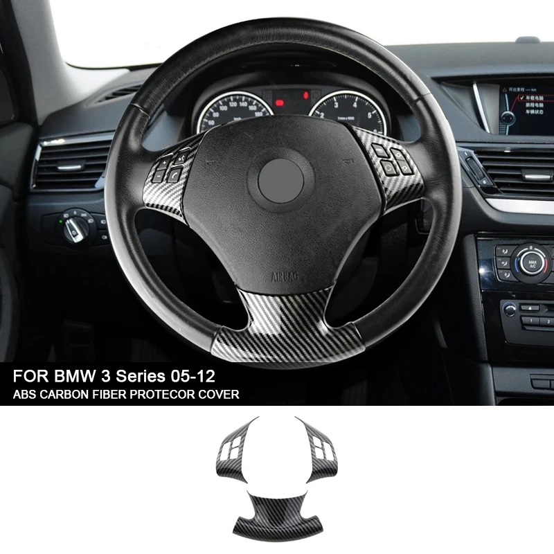 ABS Carbon Fiber Car Steering Wheel Panel Decoration Cover Trim Stickers For BMW 1 3 Series E87 E90 E92 E93 05-12 X1 E84 10-13
ABS Carbon Fiber Car Steering Wheel Panel Decoration Cover Trim Stickers For BMW 1 3 Series E87 E90 E92 E93 05-12 X1 E84 10-13