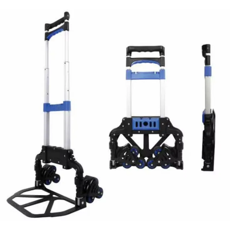 New Type Foldable Aluminium Alloy Stairs Climbing Shopping Trolley Six-wheel Stair Climbing Trolley 
New Type Foldable Aluminium Alloy Stairs Climbing Shopping Trolley Six-wheel Stair Climbing Trolley