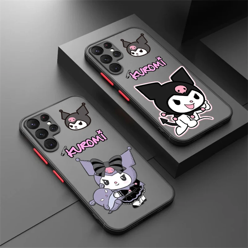 Kuromi Cartoon Cute Frosted Translucent For Samsung Galaxy S24 S23 S22 S21 S20 FE S10 S9 S8 Plus Ultra Pro 5G TPU Phone Case
Kuromi Cartoon Cute Frosted Translucent For Samsung Galaxy S24 S23 S22 S21 S20 FE S10 S9 S8 Plus Ultra Pro 5G TPU Phone Case