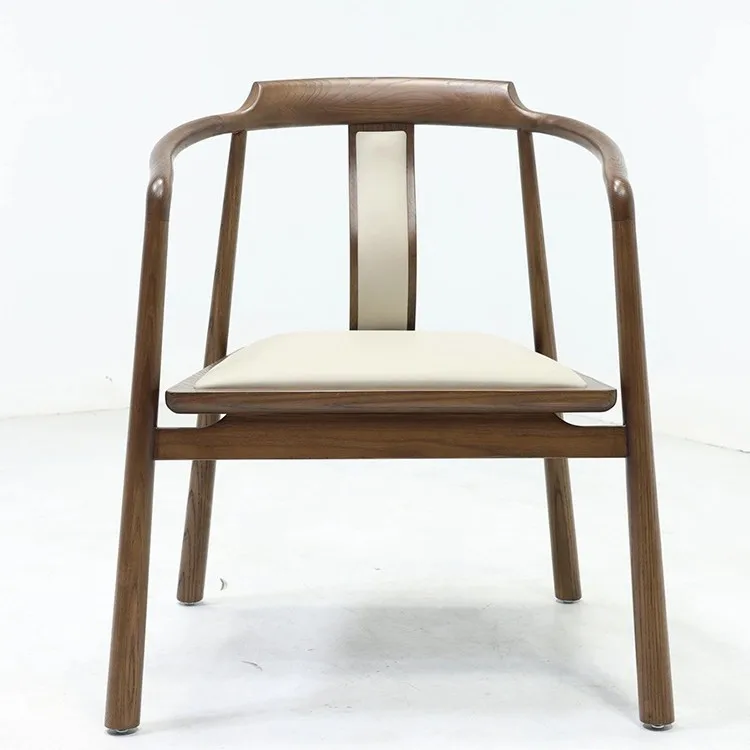 New Chinese style solid wood walnut backrest leisure chair zen armchair guest chair master Ming style teahouse guest
New Chinese style solid wood walnut backrest leisure chair zen armchair guest chair master Ming style teahouse guest