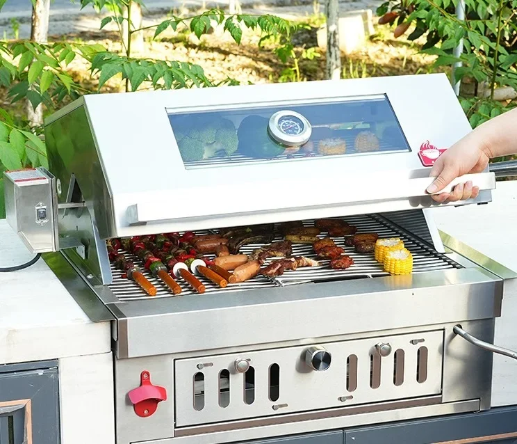 New Arrival Outdoor Party Professional Stainless Steel Built-In BBQ Charcoal Grill
New Arrival Outdoor Party Professional Stainless Steel Built-In BBQ Charcoal Grill