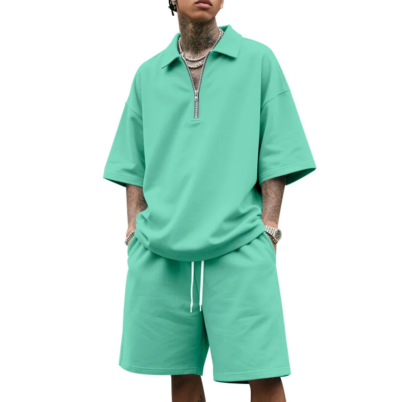 Men's Sportswear Set - Quick Dry Polo Shirt & Shorts for Tennis, Running, Gym, Training, and Casual Wear
Men's Sportswear Set - Quick Dry Polo Shirt & Shorts for Tennis, Running, Gym, Training, and Casual Wear