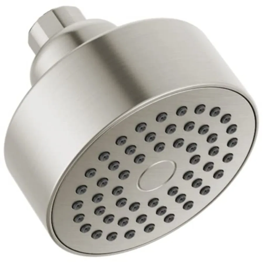 Faucet Modern 3.5-inch Single-Spray Shower Head, Brushed Nickel Round Shower Head, High Pressure Shower Head, 1.75 GPM Flow Rat
Faucet Modern 3.5-inch Single-Spray Shower Head, Brushed Nickel Round Shower Head, High Pressure Shower Head, 1.75 GPM Flow Rat