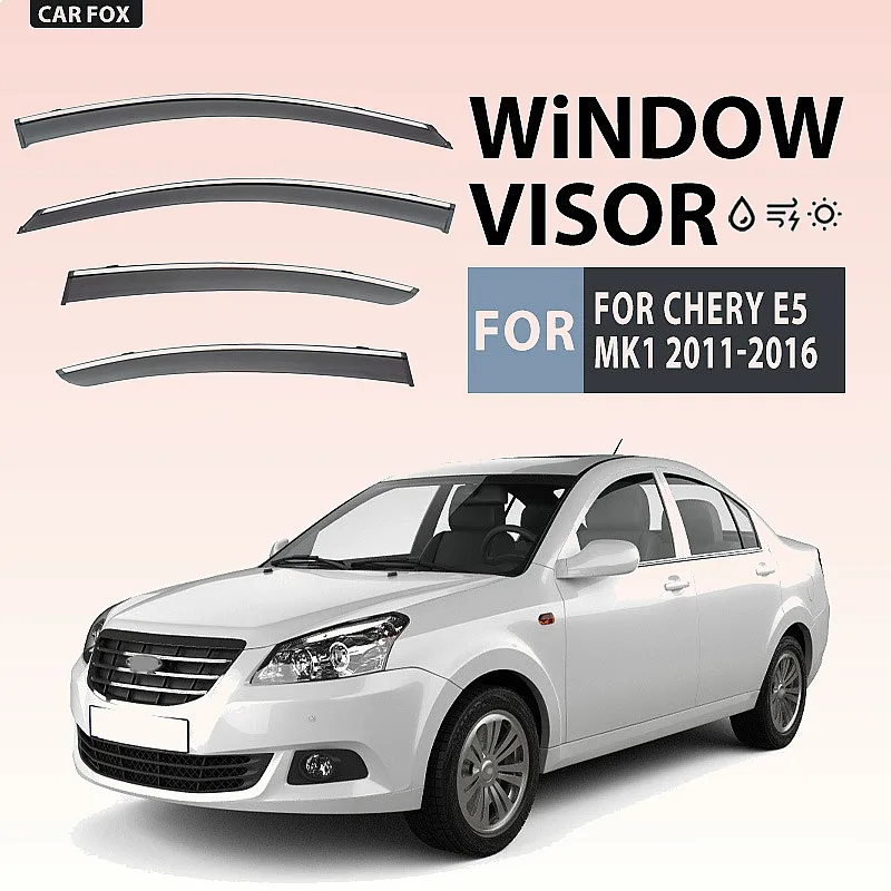 For Chery E5 2011-2016 Car Window Visor Rain Sun Shade Side Deflector Awning Auto Accessories Styling
For Chery E5 2011-2016 Car Window Visor Rain Sun Shade Side Deflector Awning Auto Accessories Styling