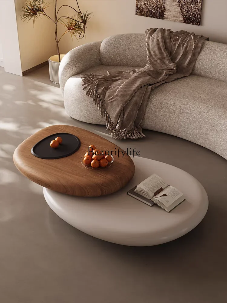 01Pebble Irregular Coffee Table Small Apartment Creative Designer Italian Minimalist Rotatable High-End Feel
01Pebble Irregular Coffee Table Small Apartment Creative Designer Italian Minimalist Rotatable High-End Feel