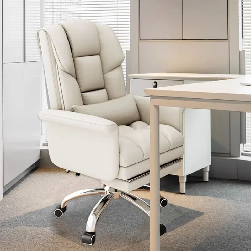 Luxury Cushion Office Chair Vintage Aesthetic Nordic Back Support Office Chair Leather Comfortable Silla Office Furniture
Luxury Cushion Office Chair Vintage Aesthetic Nordic Back Support Office Chair Leather Comfortable Silla Office Furniture